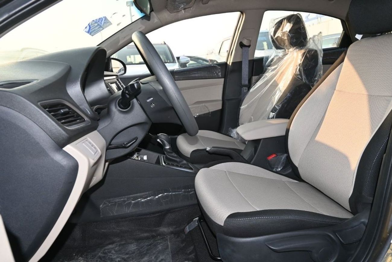 هيونداي أكسنت Hyundai Accent 1.4L Petrol Basic Option, FWD, Color Grey, Model 2023