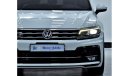 Volkswagen Tiguan EXCELLENT DEAL for our Volkswagen Tiguan R-Line 4Motion ( 2019 Model ) in White Color GCC Specs