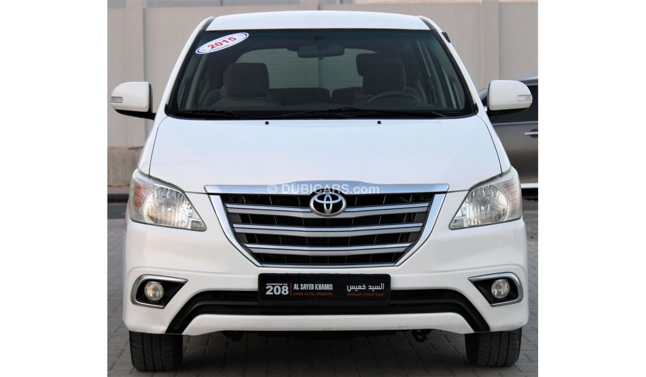 Toyota Innova Toyota Innova 2015 GCC number one, in excellent condition, without accidents, very clean from inside