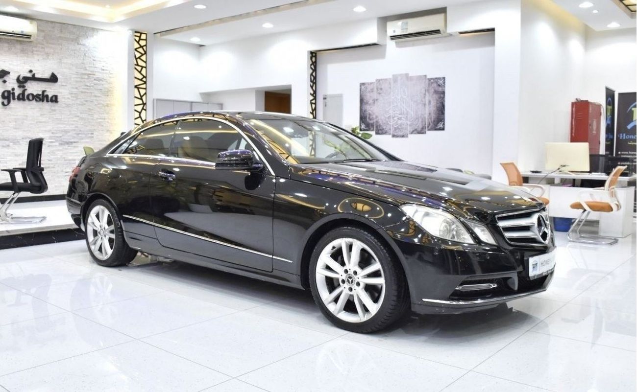 مرسيدس بنز E300 EXCELLENT DEAL for our Mercedes Benz E300 Coupe ( 2013 Model ) in Black Color GCC Specs