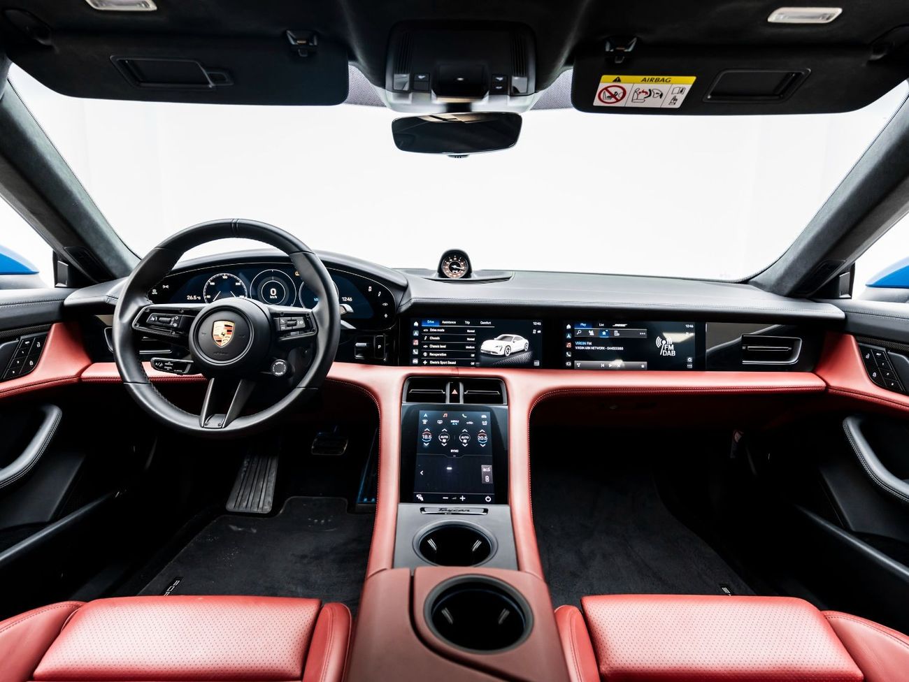 Porsche Taycan 2023 Porsche Taycan GTS, 2026 Porsche Warranty, Neptune Blue, Low KMs, GCC