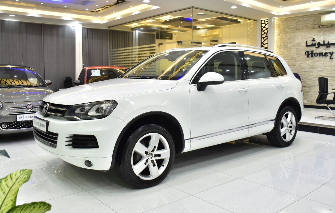 Volkswagen Touareg EXCELLENT DEAL for our Volkswagen Touareg ( 2014 Model ) in White Color GCC Specs
