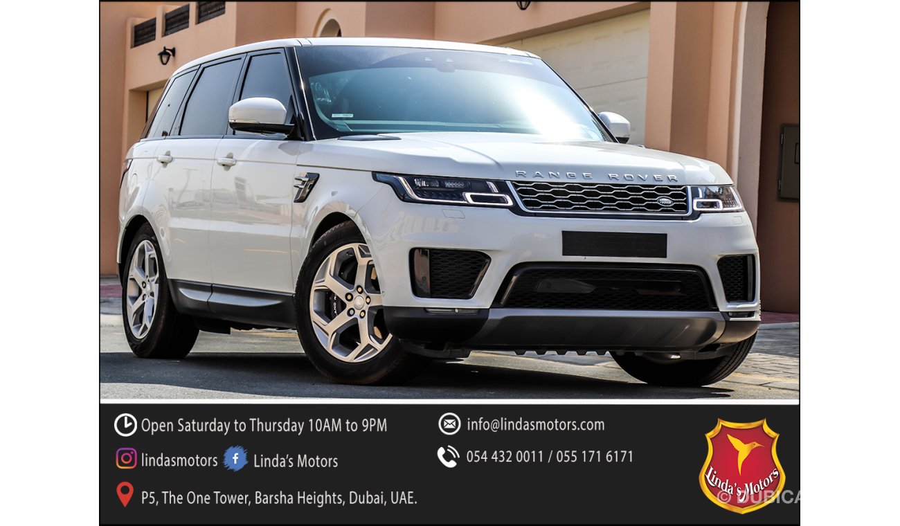 Land Rover Range Rover Sport SE V6 GCC under Agency Warranty with Zero Down-Payment.