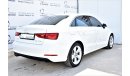 Audi A3 30TFSI 1.4L GCC SPECS 2015 DEALER WARRANTY AND FREE INSURANCE