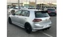 Volkswagen Golf GOLF R MODEL 2015 GCC car perfect condition full option panoramic roof leather seats back camera bac