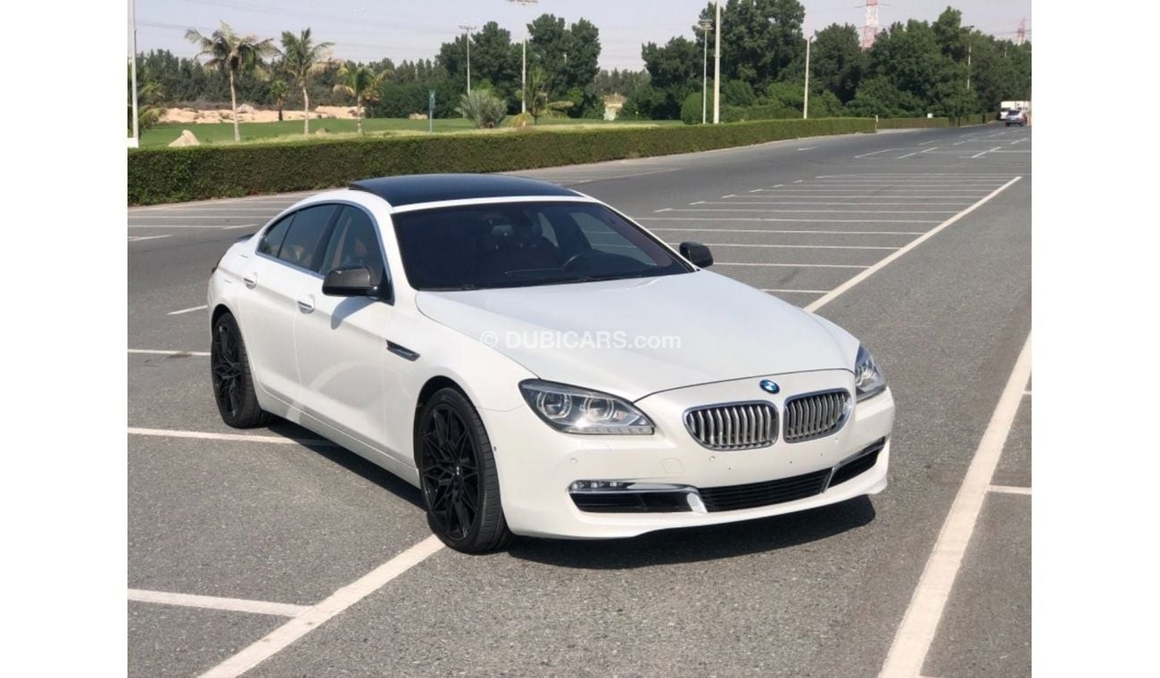 BMW 650i BMW 650 MODEL 2013 GCC CAR PERFECT CONDITION FULL OPTION PANORAMIC ROOF LEATHER SEATS 5 CAMR navigat