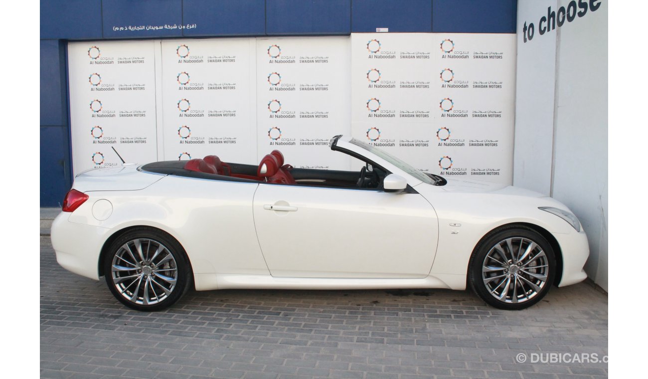 إنفينيتي Q60 CONVERTIBLE 3.7L V6 2016 MODEL TOP OPTION