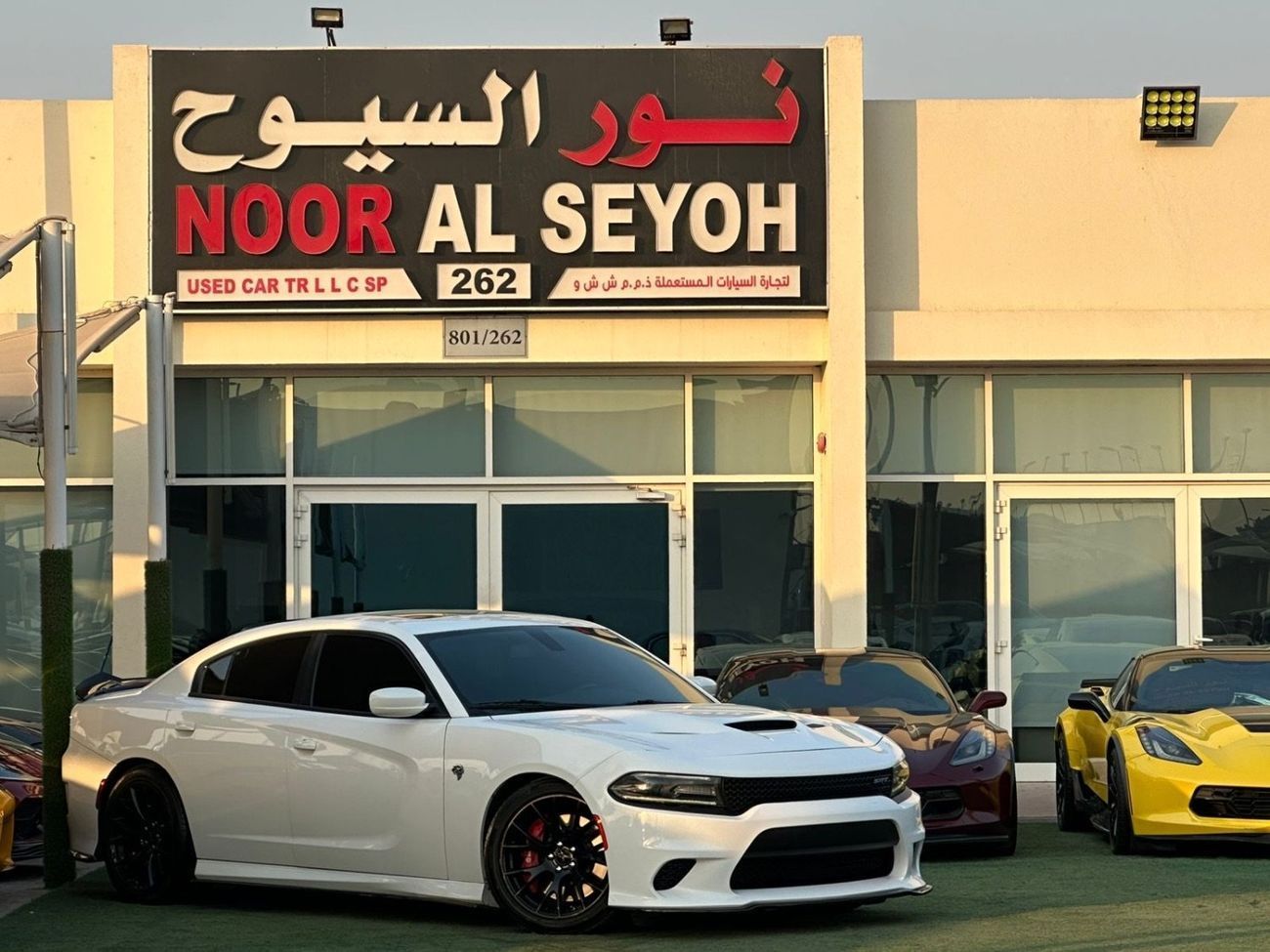 Dodge Charger SRT Hellcat 6.2L (707 HP) ‎‏DODGE CHARGER HELLCAT SRT GCC 2017 Original paint  ‎‏Zero accidents Full