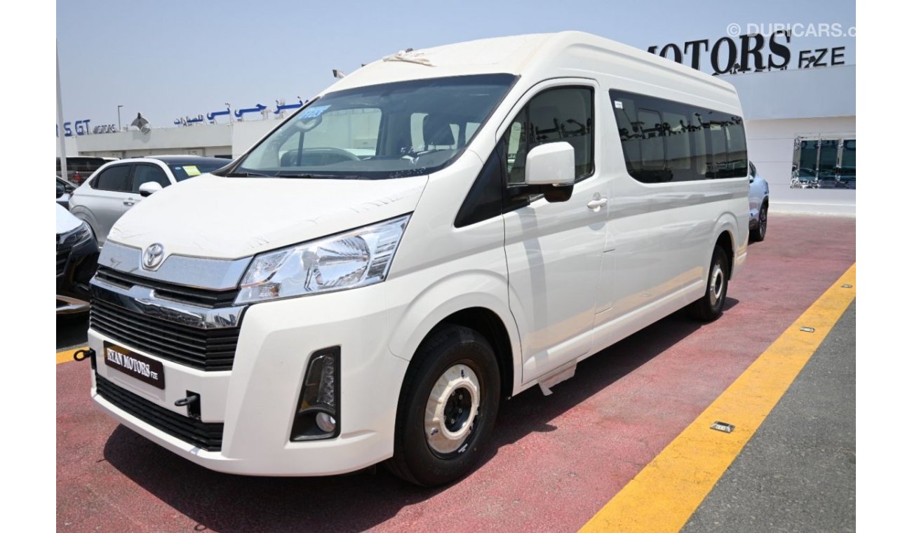 تويوتا هاياس Toyota HIACE HIGHROOF GL 2.8L Diesel, RWD, VAN, 4Doors, Color White, Model 2023, Manual Transmission