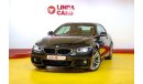 BMW 420i BMW 420i M-Kit Convertible 2018 GCC under Agency Warranty with Flexible Down-Payment.