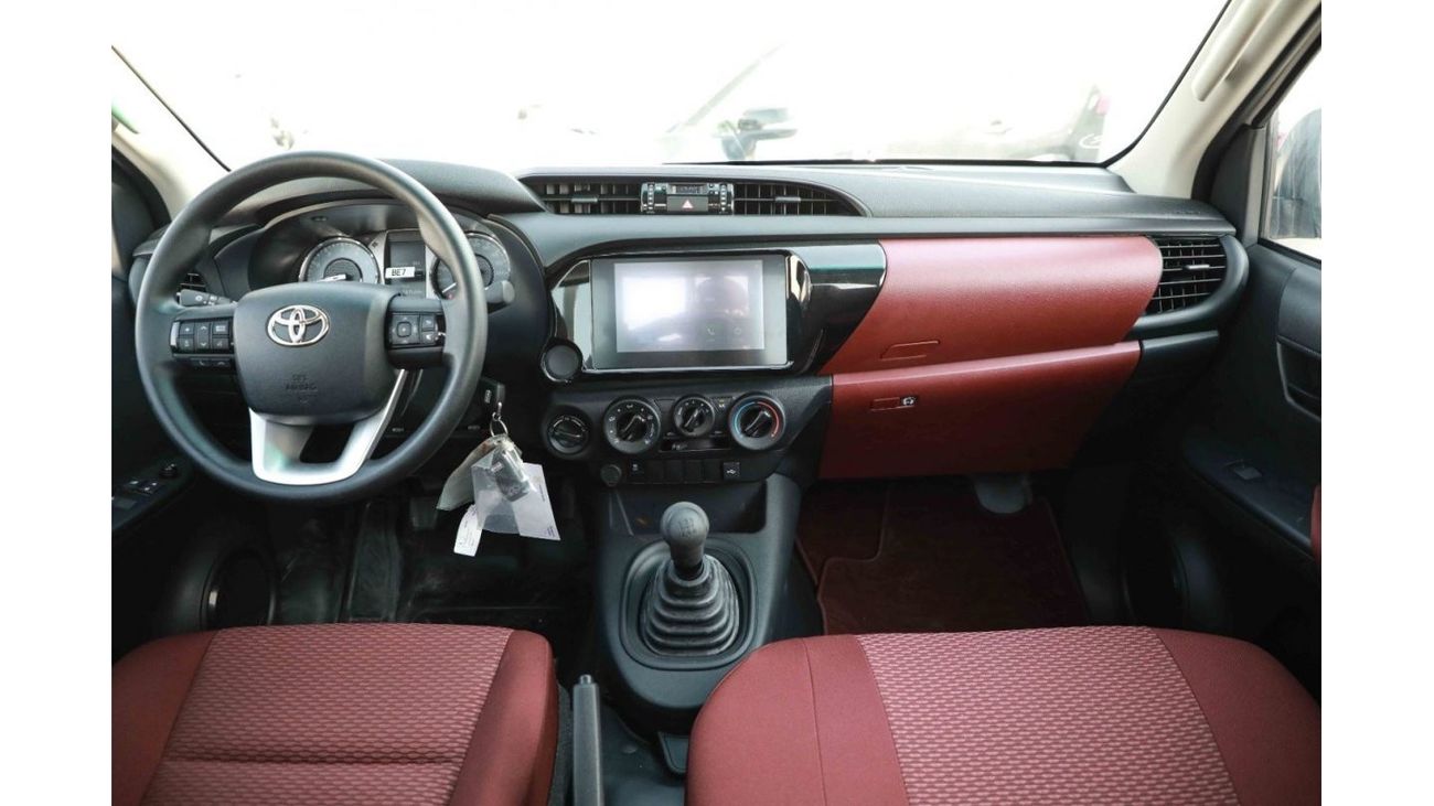 Toyota Hilux 2024 Toyota Hilux 4X4 Singel Cab 2.7 GLX - Super White inside Red | Export Only
