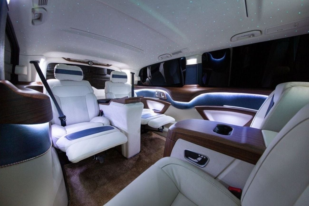Mercedes Benz V300 AVANTGARDE ERTEX LUXURY CAR DESIGN CO. BLUE PRADA SAILOR EDITION