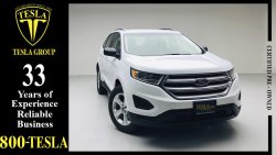 فورد إدج GCC / SE / AWD / EcoBoost / 2017 / DEALER WARRANTY VALID 28/11/2022 / FSH / 1,078 DHS MONTHLY