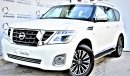 Nissan Patrol 5.6L SE V8 PLATINAM 2016 GCC DEALER WARRANTY