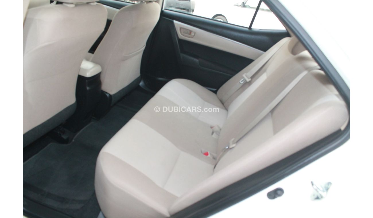 Toyota Corolla 2.0L SE 2015 MODEL GCC SPECS