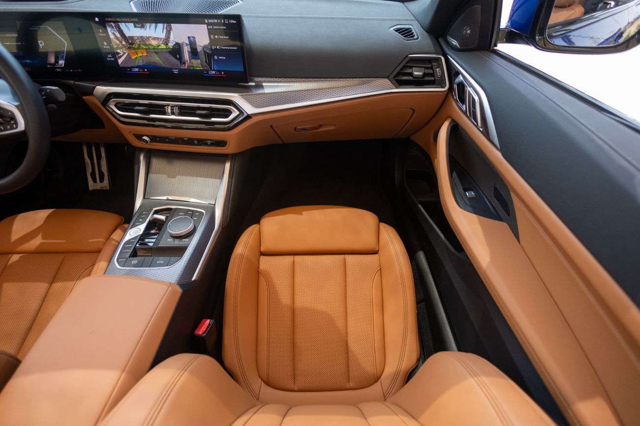 BMW 420i BMW 420i M-Sport Convertible 2024 GCC under Agency Warranty and Service Contract with Flexible Down-