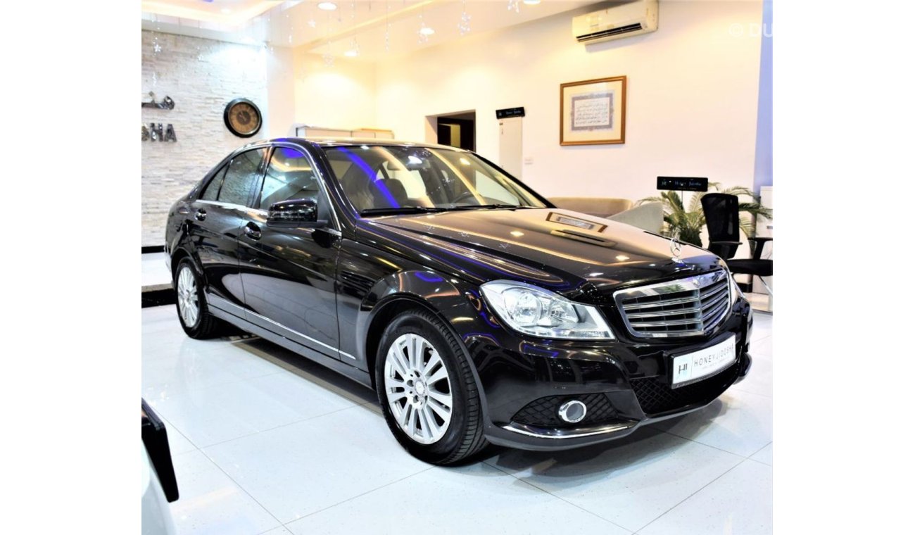 مرسيدس بنز C 180 ORIGINAL PAINT! ( صبغ وكاله ) Mercedes Benz C180 1.6 2013 Model! Black Color! GCC Specs