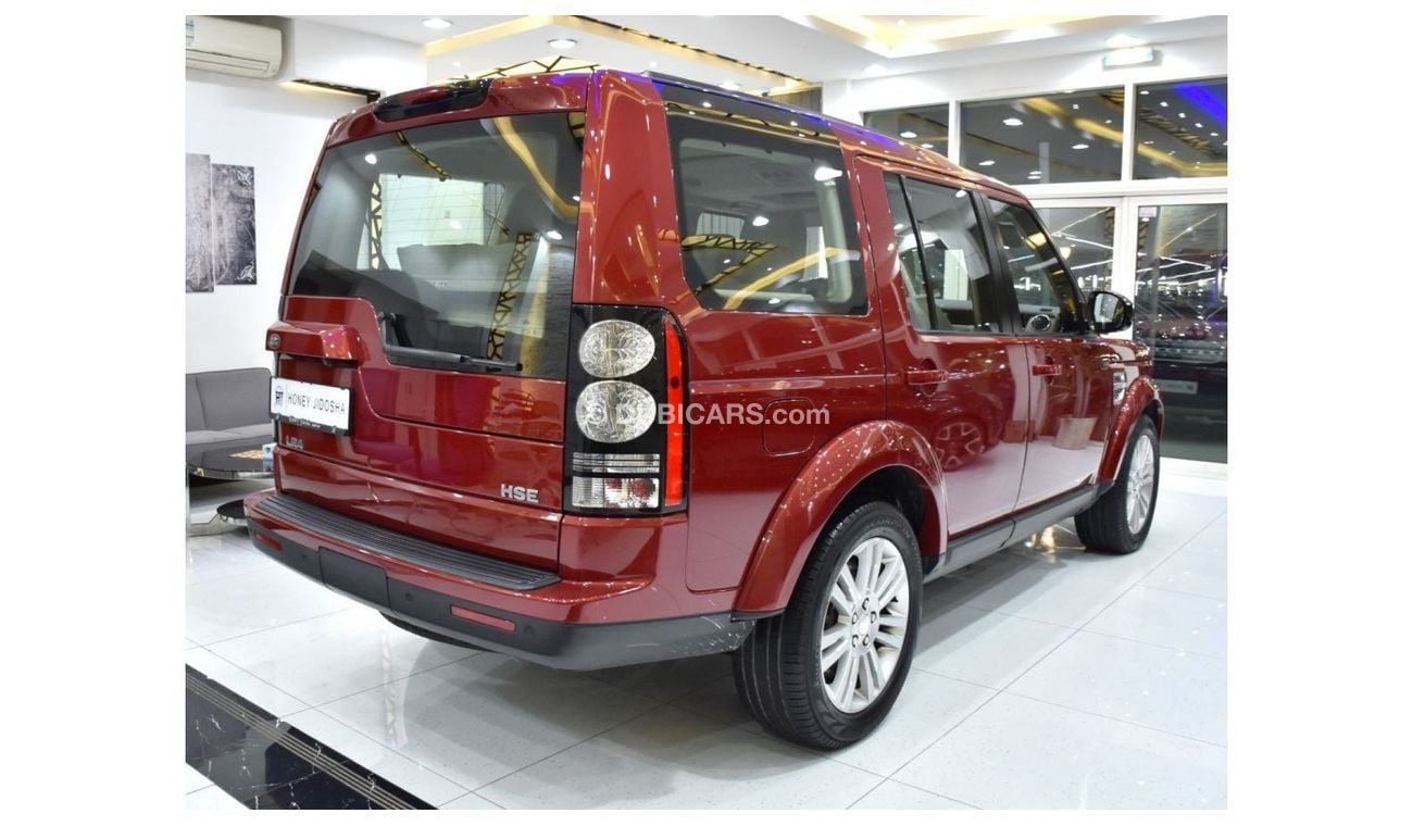 Land Rover Discovery EXCELLENT DEAL for our Land Rover LR4 SCV6 HSE ( 2015 Model ) in Red Color GCC Specs