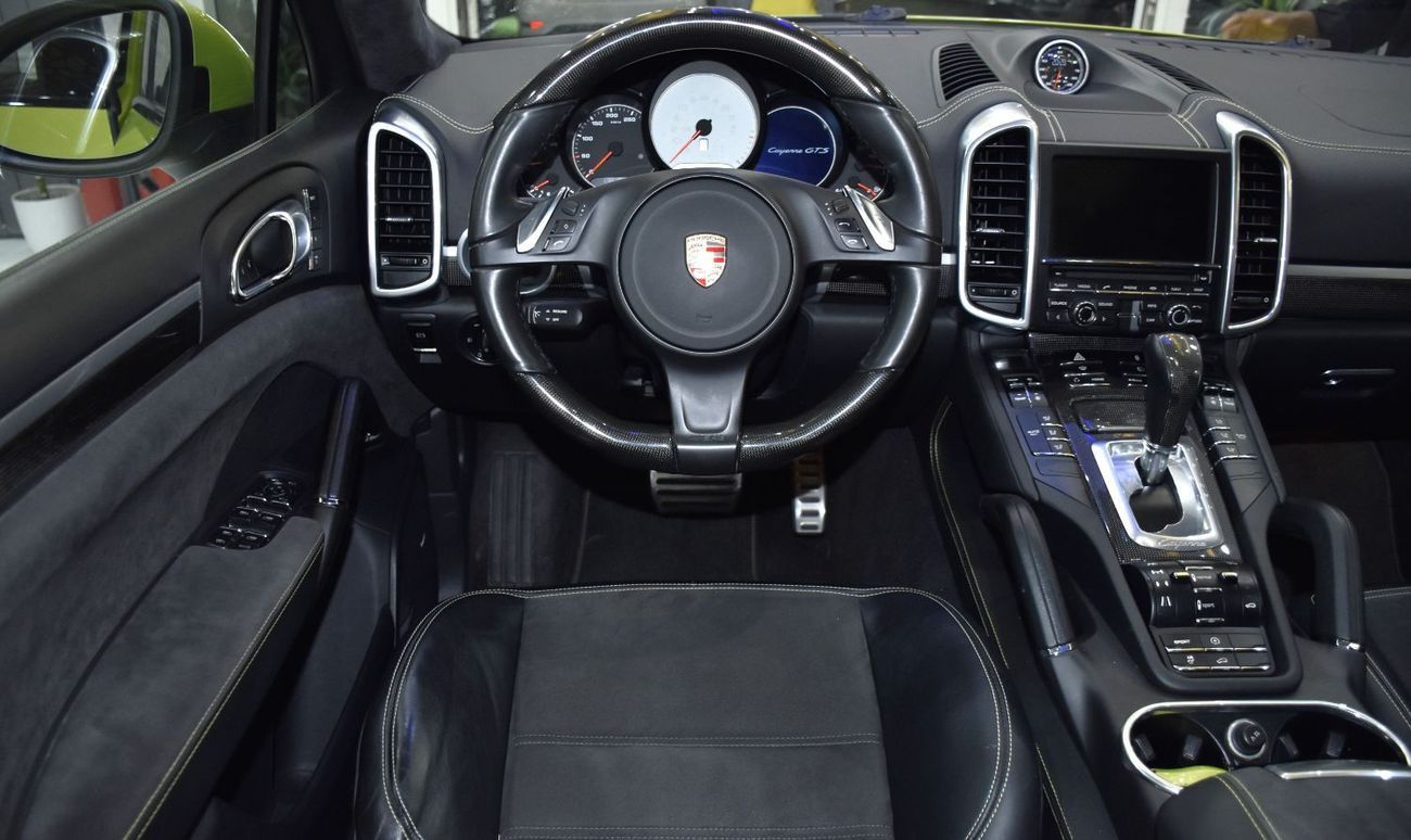 Porsche Cayenne EXCELLENT DEAL for our Porsche Cayenne GTS ( 2013 Model ) in Green Color GCC Specs