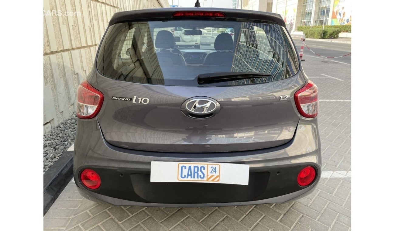 هيونداي جراند i10 1.2L | GCC | EXCELLENT CONDITION | FREE 2 YEAR WARRANTY | FREE REGISTRATION | 1 YEAR COMPREHENSIVE I