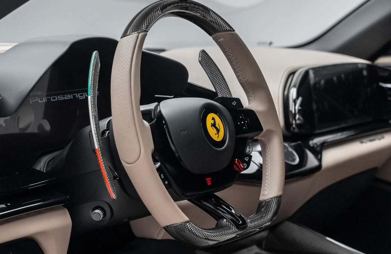 Ferrari Purosangue 6.5L V-12 Naturally Aspirated Engine