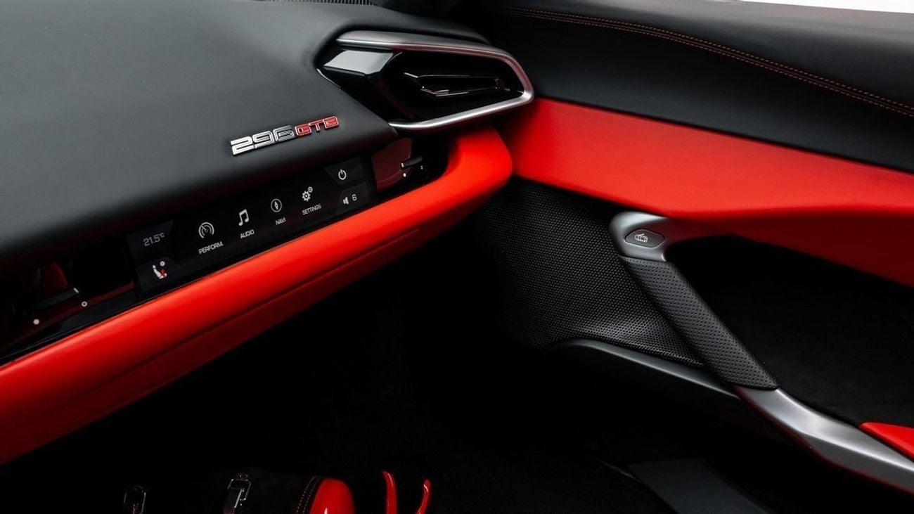 فيراري 296 GTB - 2023 - GCC Specs - Under Warranty and Service Contract