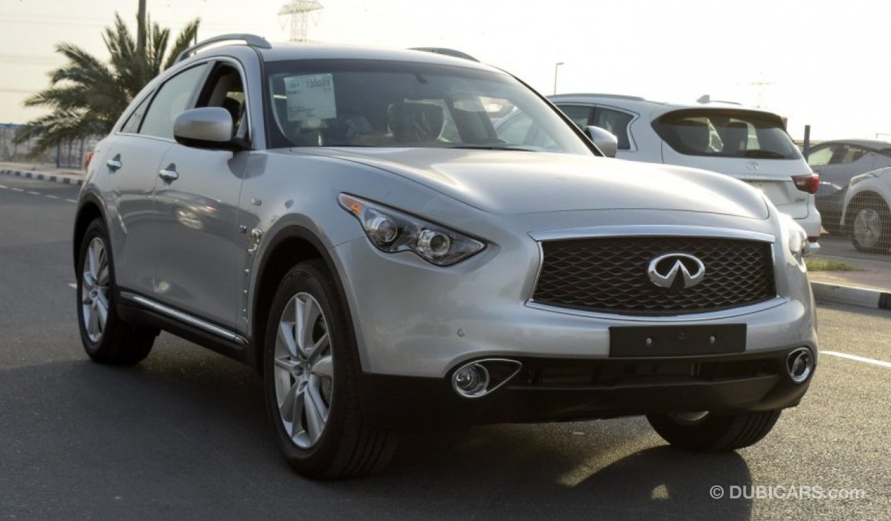 إنفينيتي QX70 Excellence 3.7L - V6 - with Warranty from Agency - GCC Specs - Zero KM-Price Including VAT