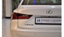 Lexus IS 200 EXCELLENT DEAL for our Lexus IS 200t 2016 Model!! in White Color! GCC Specs