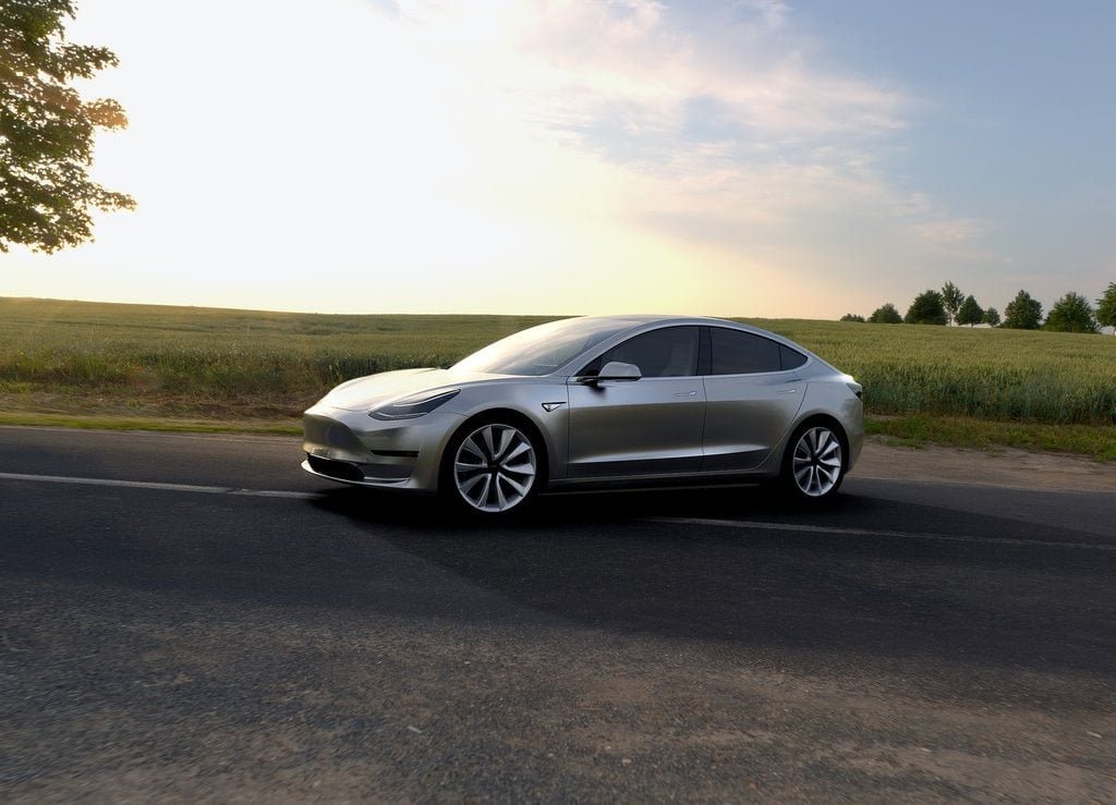 Tesla Model 3 exterior - Front Left Angled