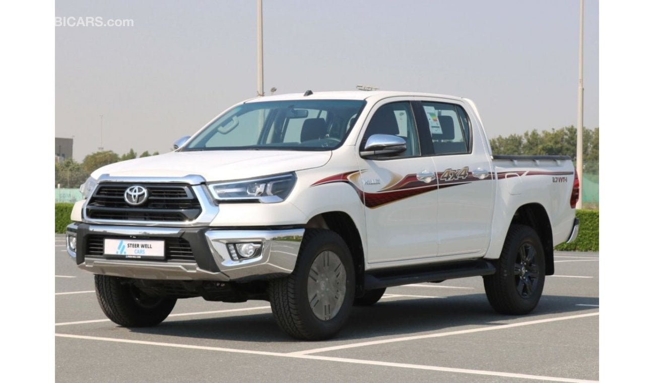 Toyota Hilux GLX 2022 | FULL OPTION D/C A/T 2.7L 4X4 - POWER WINDOWS ALLOY WHEELS WITH GCC SPECS - EXPORT ONLY