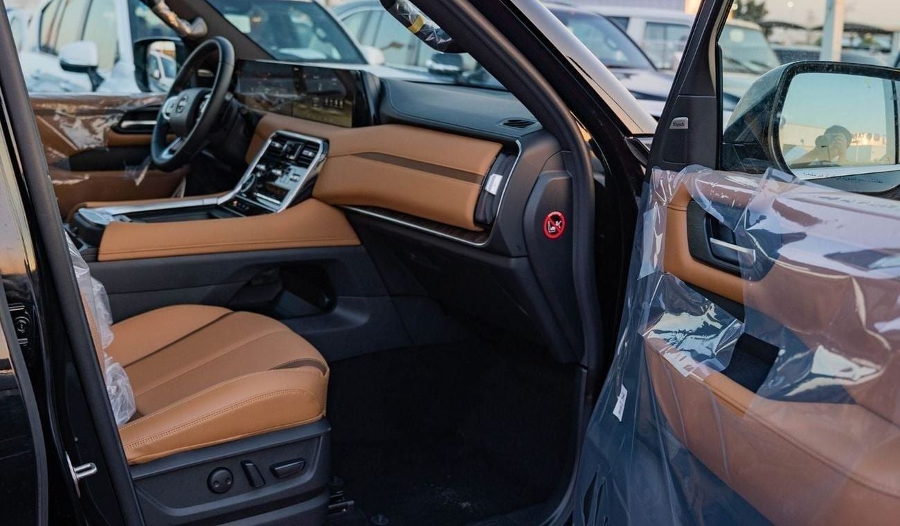 Nissan Patrol 2026 Nissan Patrol Titanium 3.5L Twin Turbo AT Petrol (Black-Tan)