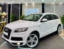 Audi Q7 AMAZING WHITE S_LINE V6 || FULL OPINION || GCC || 7 SEATS || ACCIDENT FREE