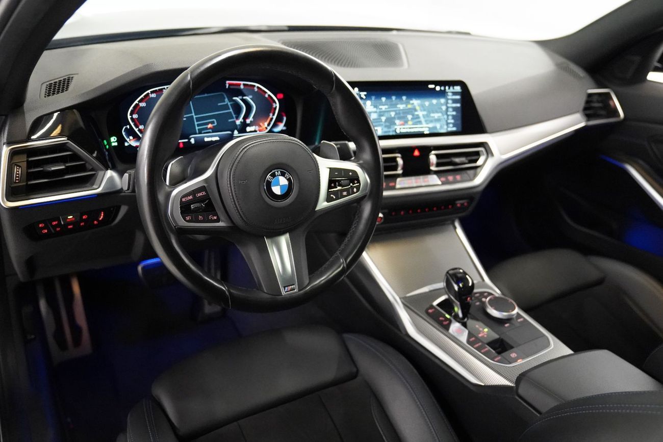 BMW 330i M Sport 2.0L (255 HP) 2021 BMW 330i M-Kit, Warranty, 2026 BMW Service Pack, GCC