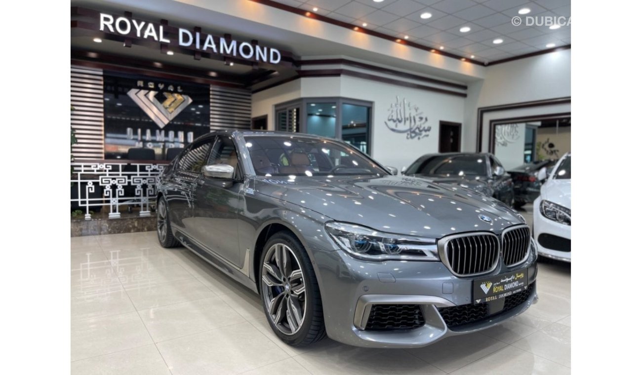 بي أم دبليو 760 BMW 760Li XDrive V12 M kit GCC 2018 under warranty from agency under service contract from agency