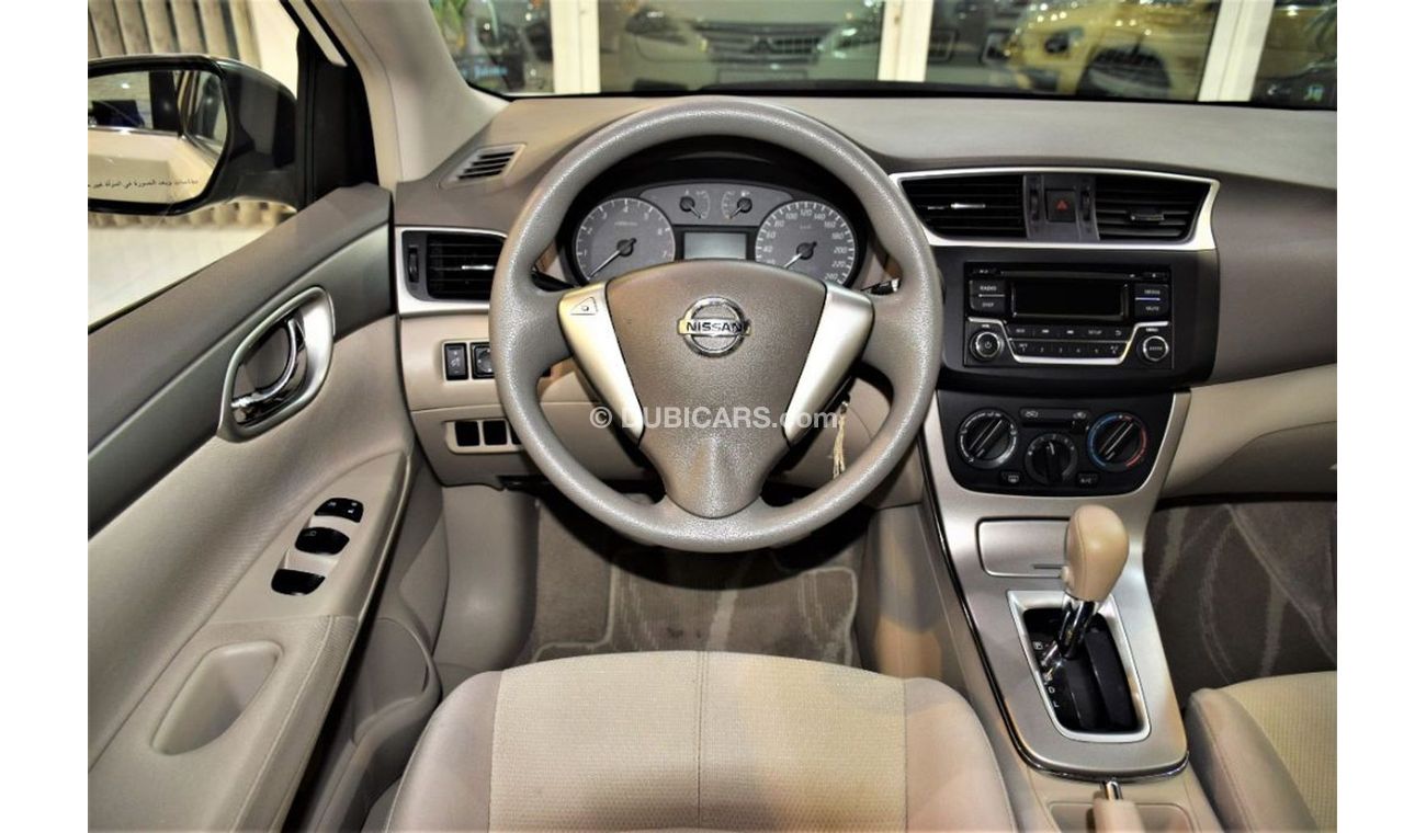 Nissan Sentra ORIGINAL PAINT ( صبغ وكاله ) FULL SERVICE HISTORY Nissan Sentra 2017 Model!! White Color! GCC Specs