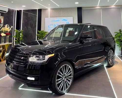لاند روفر رينج روفر Supercharged 5.0L SUPERCHARGED VOGUE V8 || GCC II FULLY LOADED || CHASSIS ACCIDENT FREE || RED INTER