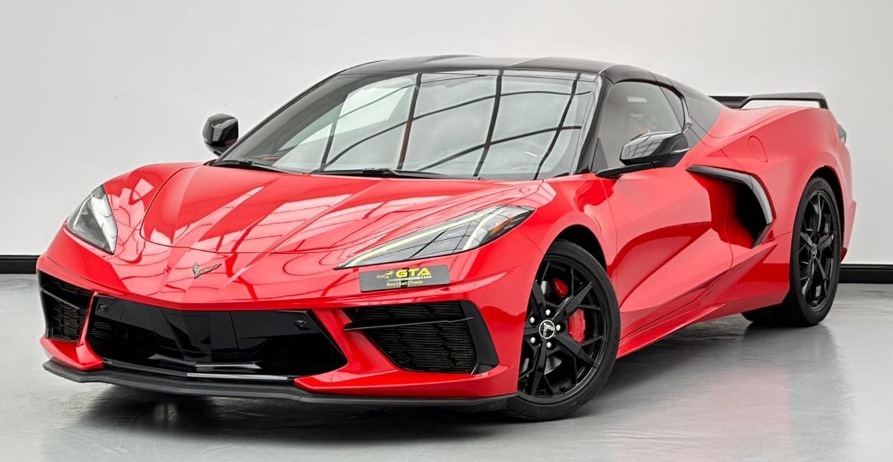 شيفروليه كورفت 2021 Chevrolet Corvette Stingray 3LT, 1 Year Warranty Unlimited Km, Chevrolet Full Service History,