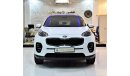 كيا سبورتيج ORIGINAL PAINT ( صبغ وكاله ) KIA Sportage AWD ( GDi ) 2017 Model!! in White Color! GCC Specs