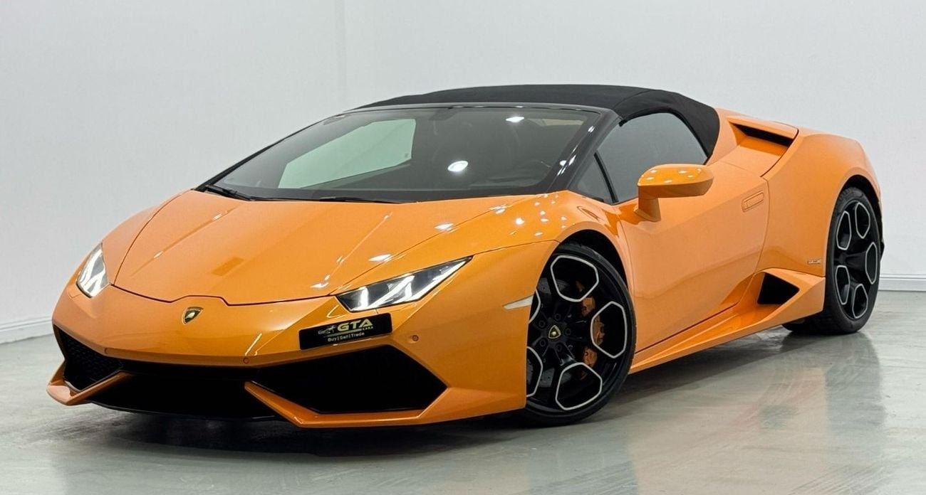 لامبورغيني هوراكان Spyder LP610-4 (610 HP) 2017 Lamborghini Huracan Spyder LP610-4, Full Service History, Excellent Con