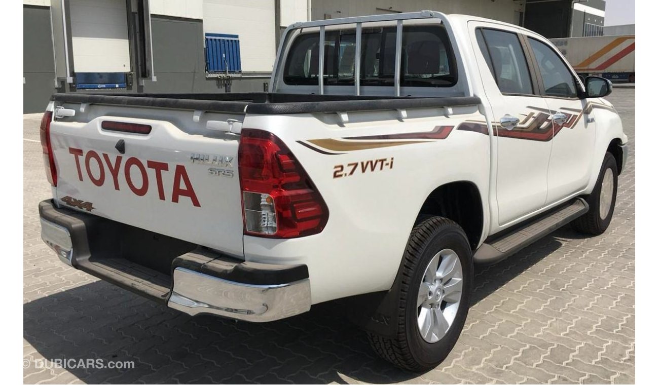 Toyota Hilux 2020 2.7 DC 4x4 CAM. B-LINER. STEEL WIDE. SR5 full option - out GCC- Black/Black available