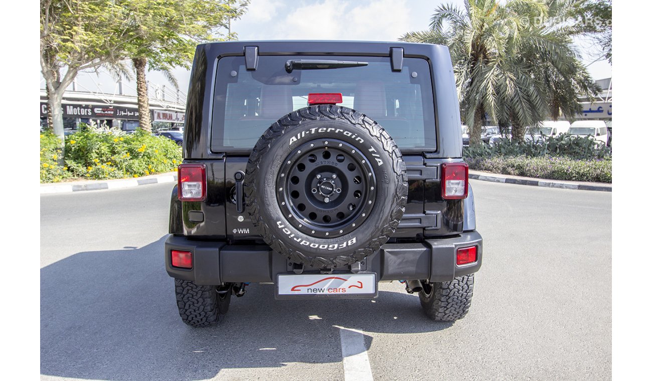 Jeep Wrangler RUBICON - 2015 - GCC - ZERO DOWN PAYMENT - 1560 AED/MONTHLY - 1 YEAR WARRANTY