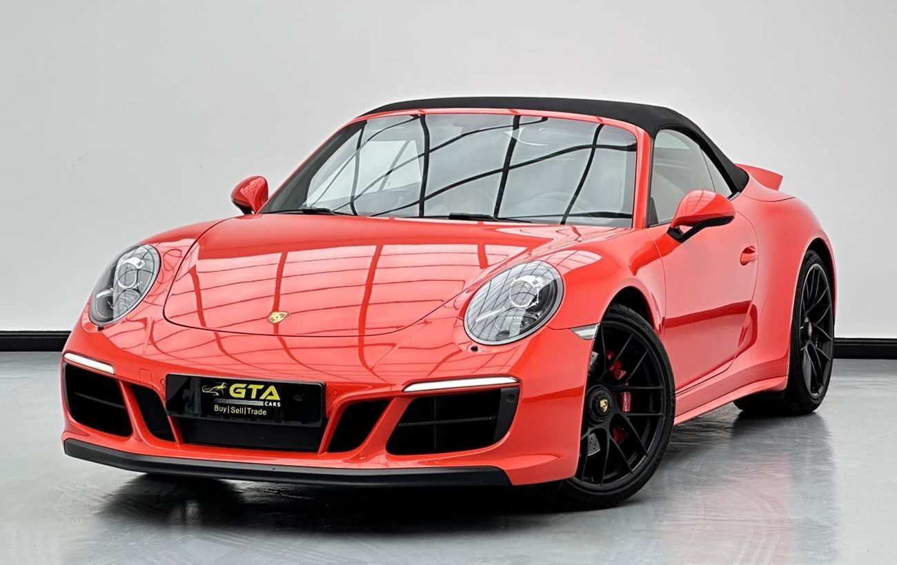 Porsche 911 Carrera GTS 3.0L Convertible 2018 Porsche 911 Carrera GTS Cabriolet, P