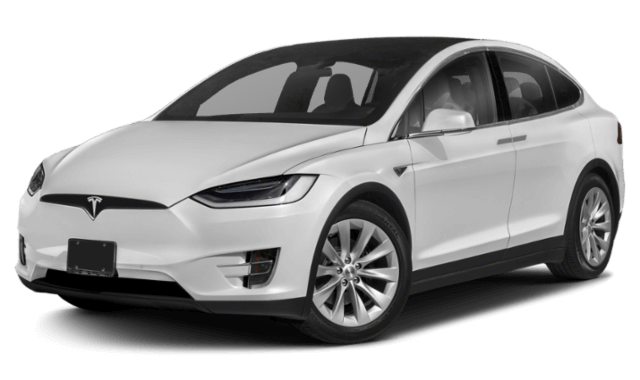 Tesla Model X cover - Front Left Angled