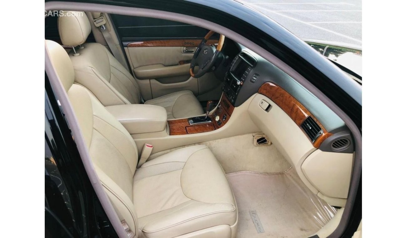 Lexus LS 430 MODEL 2006 CAR PERFECT CONDITION INSIDE AND OUTSIDE FULL OPTION SUN ROOF LEATHER SEATS