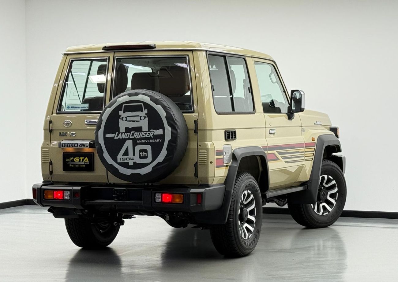 تويوتا لاند كروزر 70 2025 Toyota Land Cruiser 71 40th Anniversary LX V6 Rare, 3Y Agency Warranty, FSH, GCC