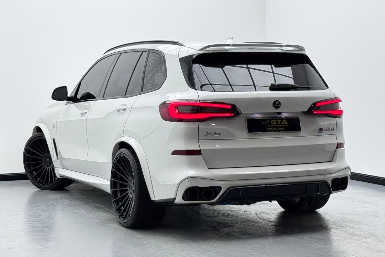 بي أم دبليو X5 40i M Sport 3.0L 2021 BMW X5 xDrive40i M-Sport Hamann Kit, BMW Warranty, BMW Service History, GCC
