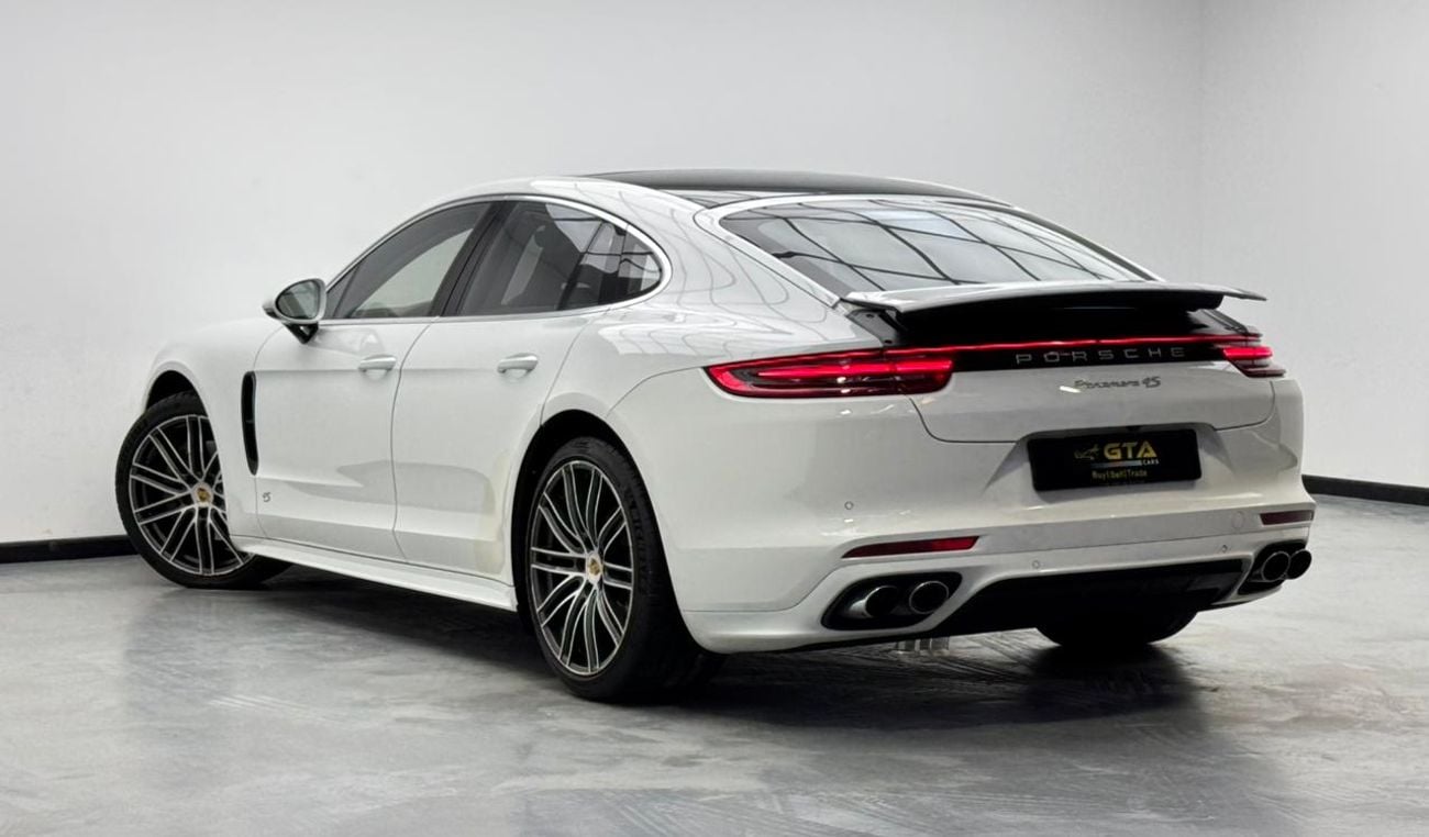 بورش باناميرا 4S 2.9L 2018 Porsche Panamera 4S, Full Porsche Service History, Sport Chrono Package, GCC2018 Porsch