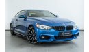 بي أم دبليو 440 2017 BMW 440i M-Sport Estoril Blue / Warranty & Service Package!