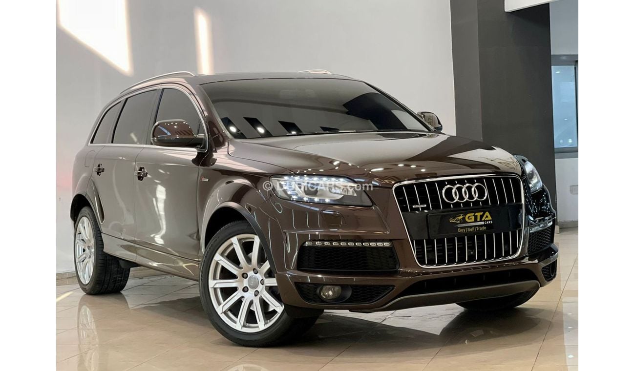 Audi Q7 2015 Audi Q7 40TFSI Quattro Supercharged, Service History, Warranty, GCC