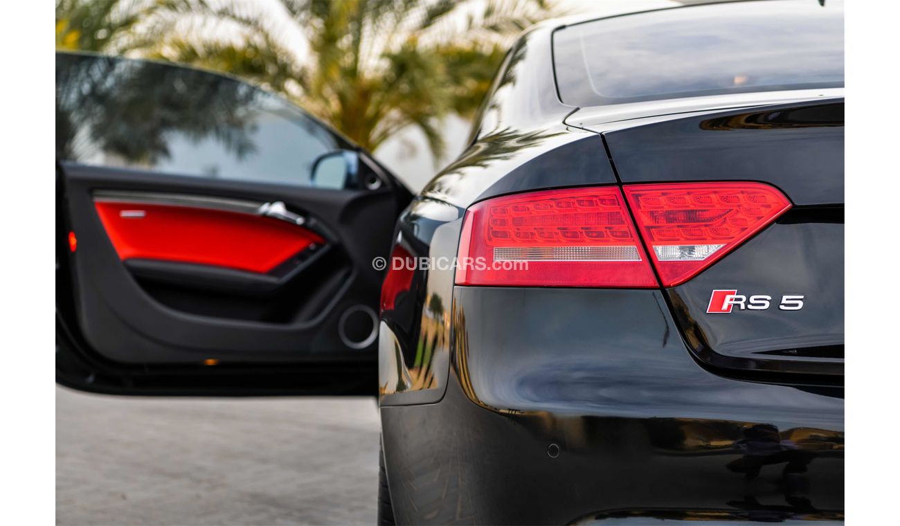 Audi RS5 4.2L V8 - 2011 - Under Warranty - AED 2,113 per month - 0% Downpayment